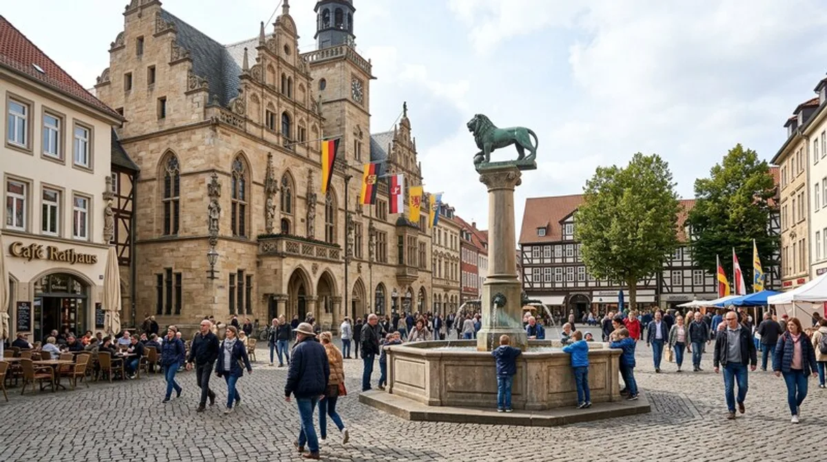 Stadtansicht von Braunschweig in Niedersachsen